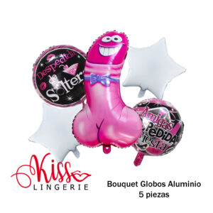 Bouquet de Globos 5 pcs Despedida de Soltería